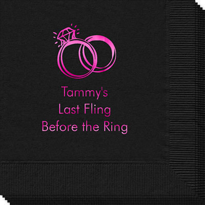 Wedding Rings Napkins